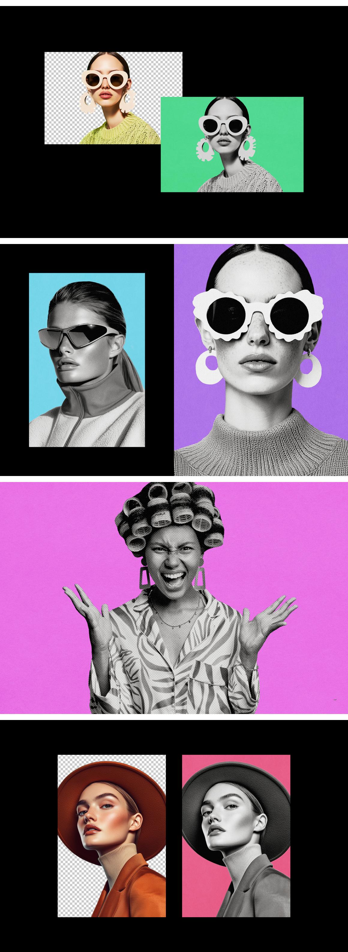 Color Risoprint Photo Effect