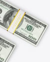 Two Money Stacks Mockup