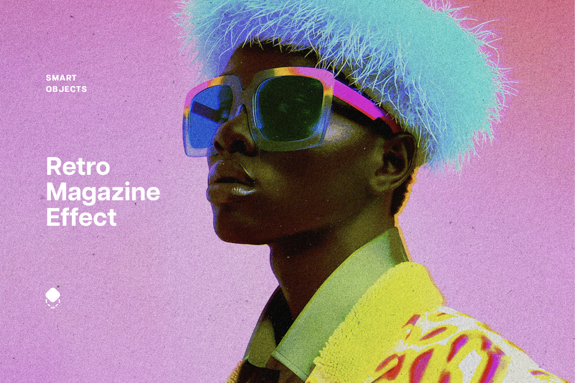 Retro Magazine Photo Effect