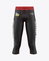 3/4 Men's Leggings Mockup
