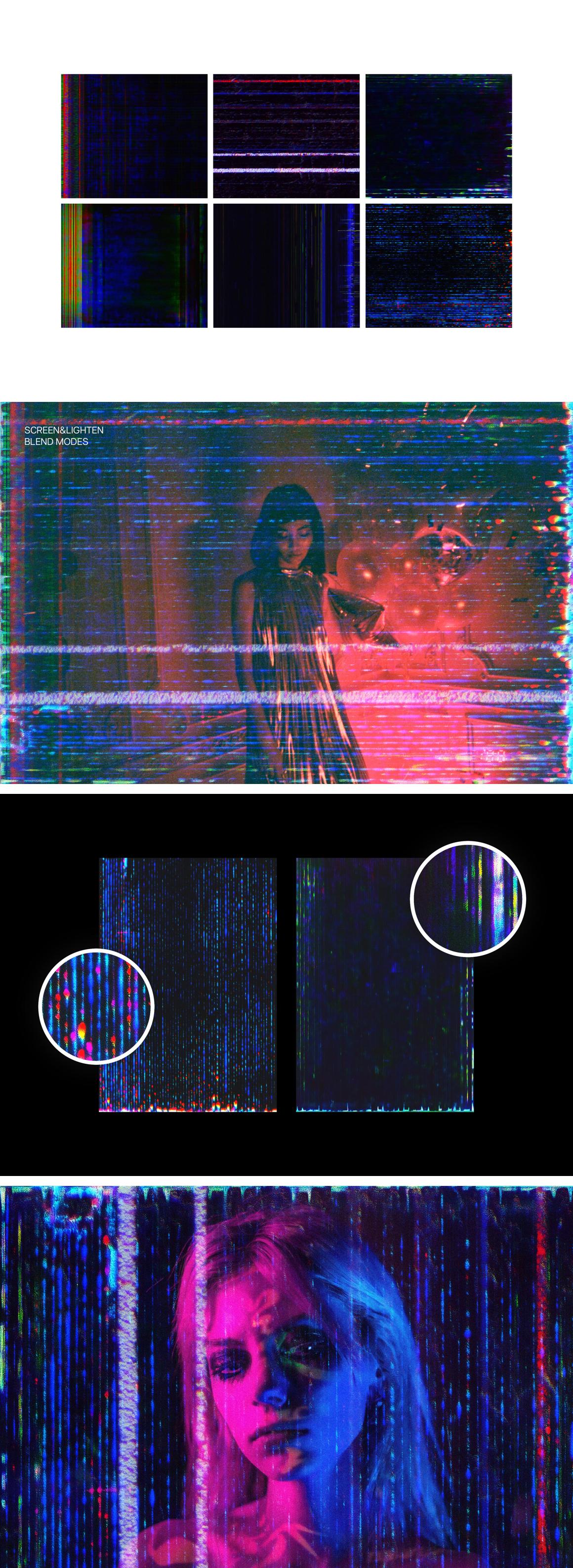 VHS Noise Overlay Textures