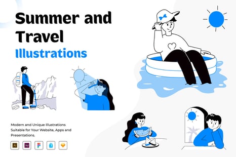 Summer and Travel - Graphics
