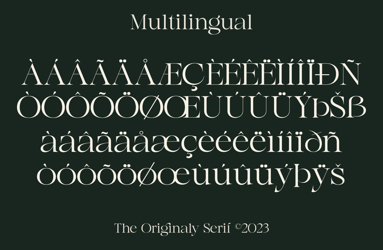 Agista Display Font