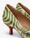 Pair of Kitten Heel Pumps Mockup