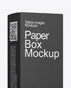 Spray Bottle with Paper Box Mockup