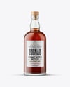 Cognac Bottle Mockup