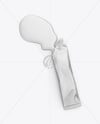 Opened Matte Stick Sachet with Liquid Mockup