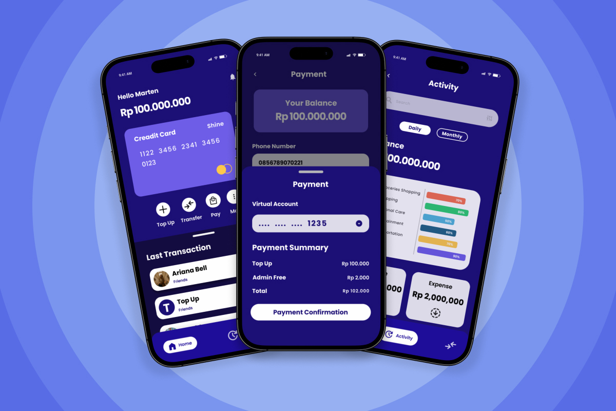SynapsBank – Smart Financial App Design Template