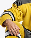 Ice Hockey Player with Stanley Cup Mockup