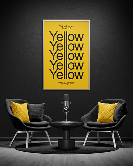 Podcast Studio Mockup