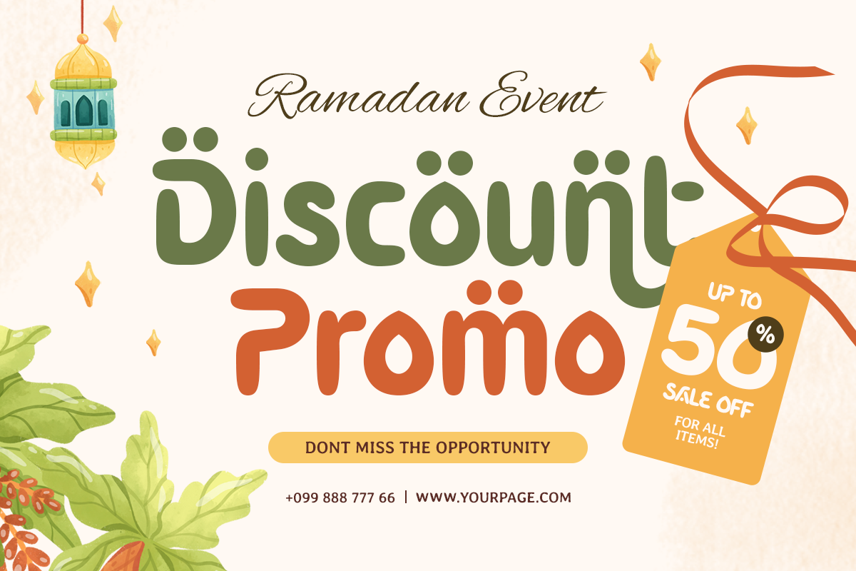Yeah Ramadan - Arabic Font