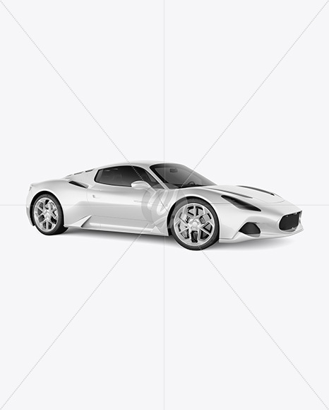Sport Car Mockup - Side View