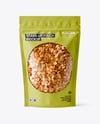 Kraft Pouch with Granola Mockup