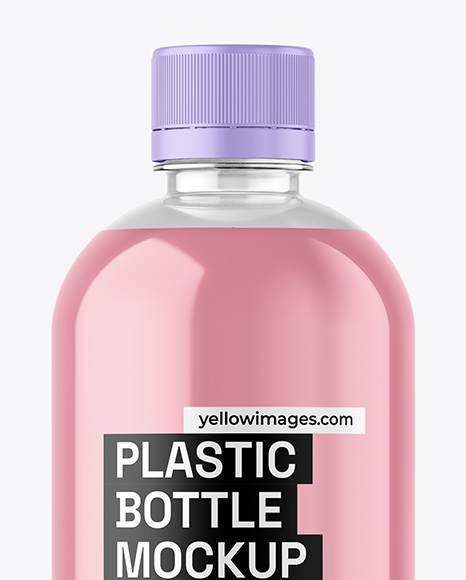Clear Cosmetic Bottle Mockup