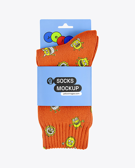 Socks Packaging Mockup