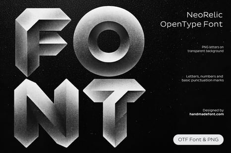 NeoRelic Font - Tech font