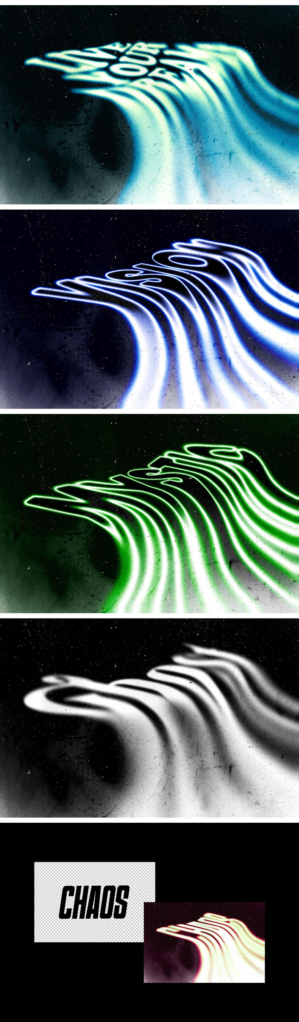 Space Liquid Text Effect