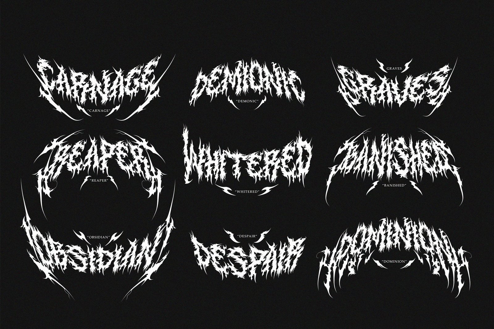Mortal Reign | Dragonic Black Metal Font