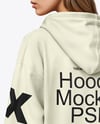 A Woman in a Hoodie Mockup