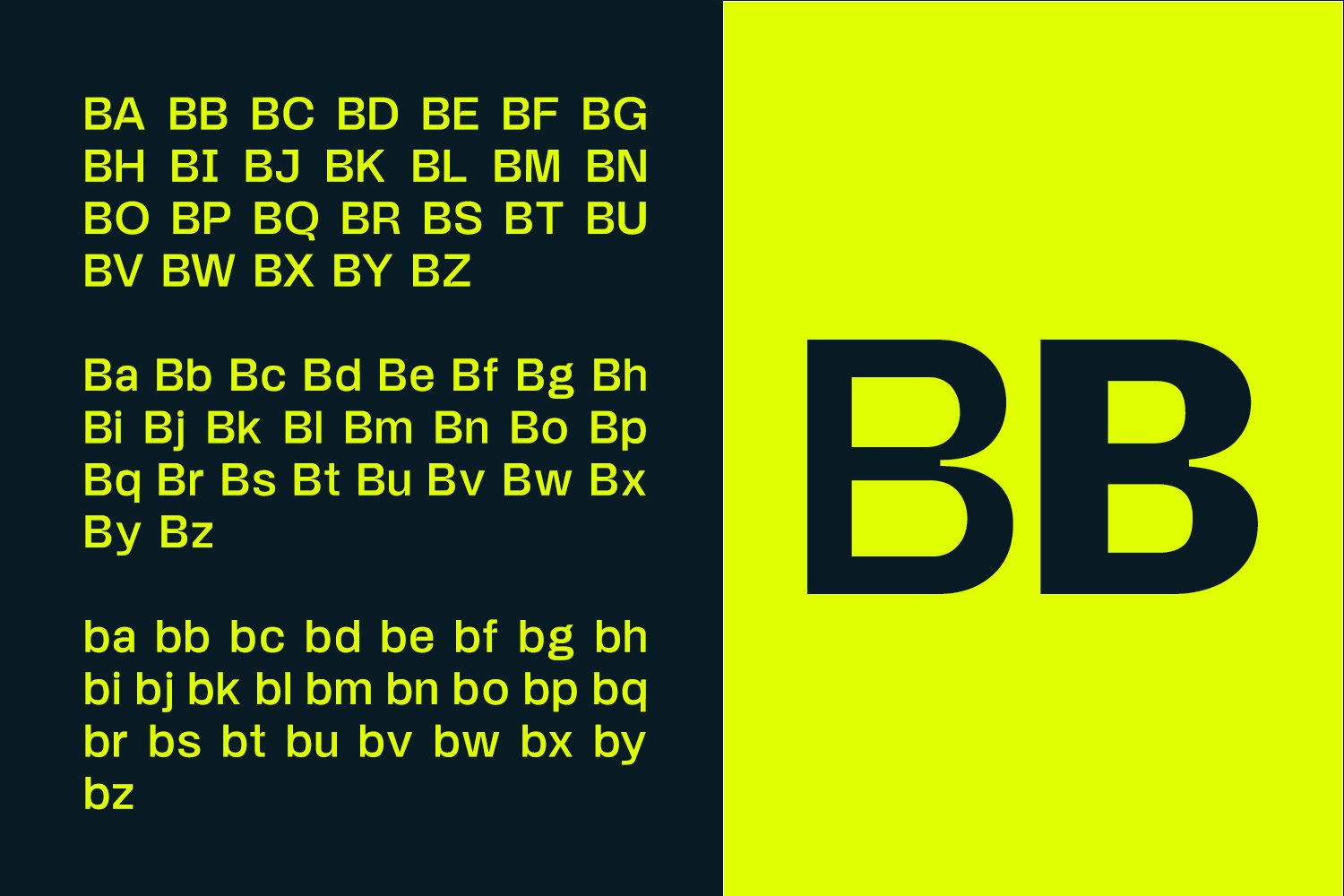 Bonston Display Typeface