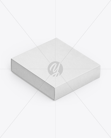 Kraft Slide Box Mockup – High Angle View