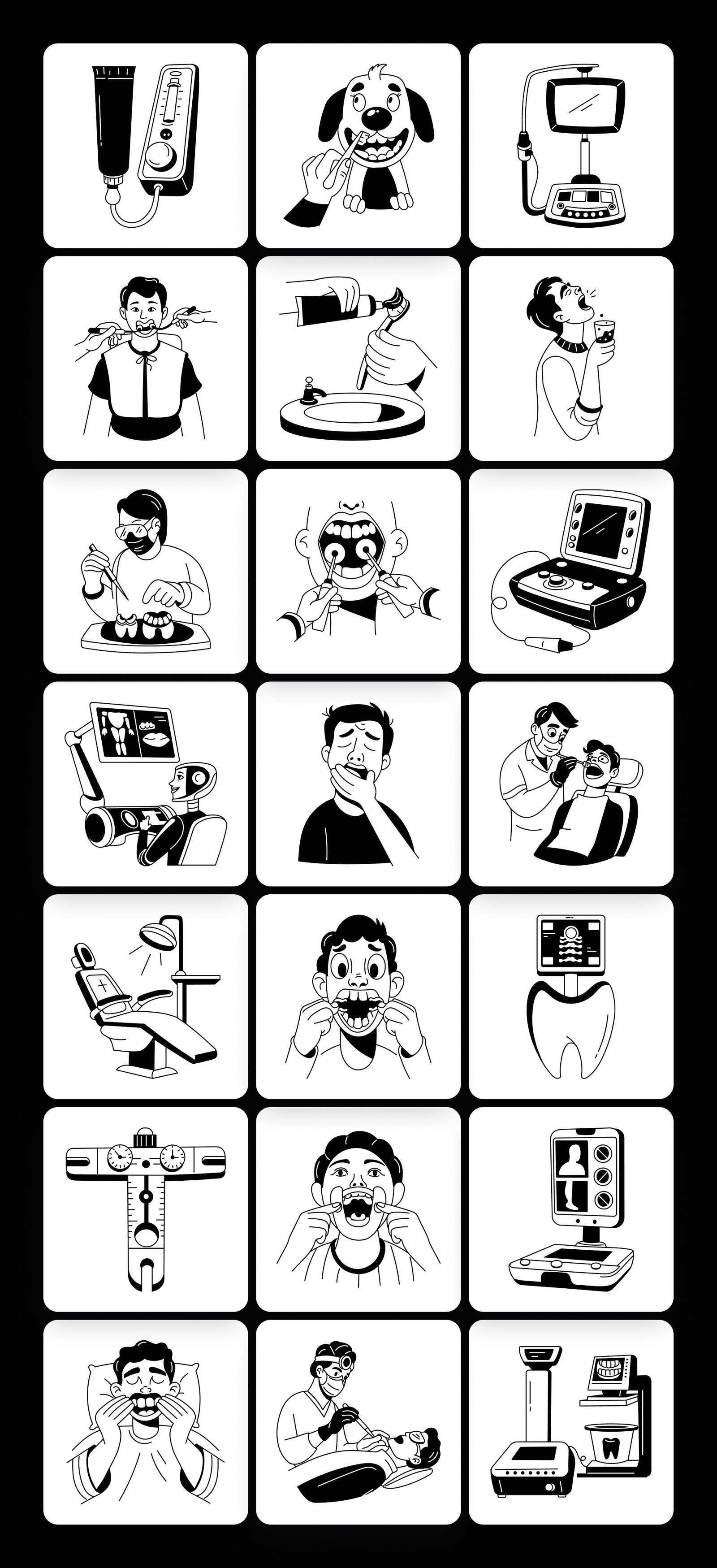 Dentist Drawing Illustration