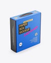 Kraft Paper Box with Plastic Handle Mockup