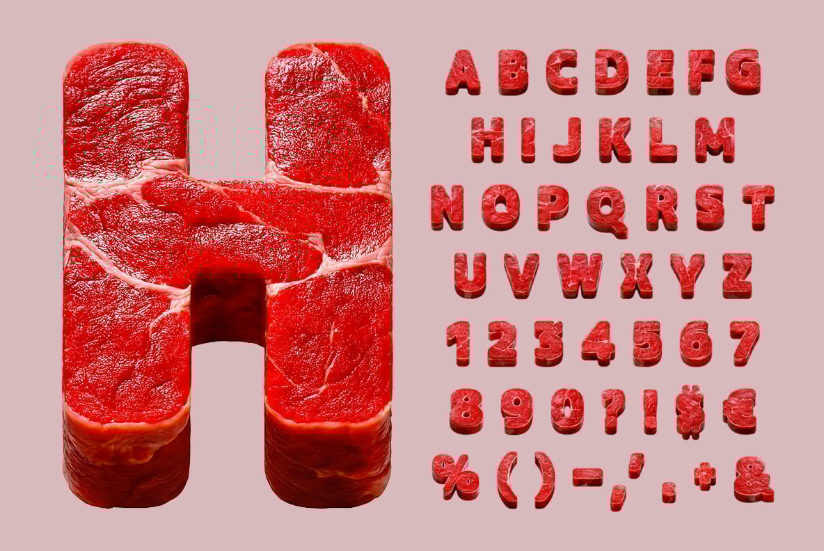 Row Meat Font