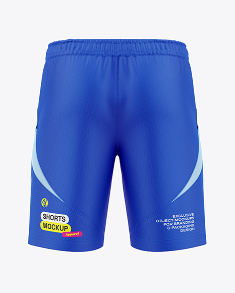 Training Shorts Mockup - Back View