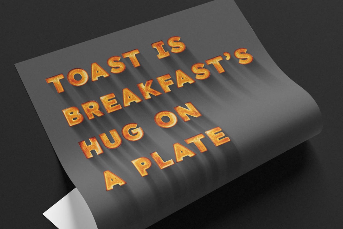 Golden Toast Font