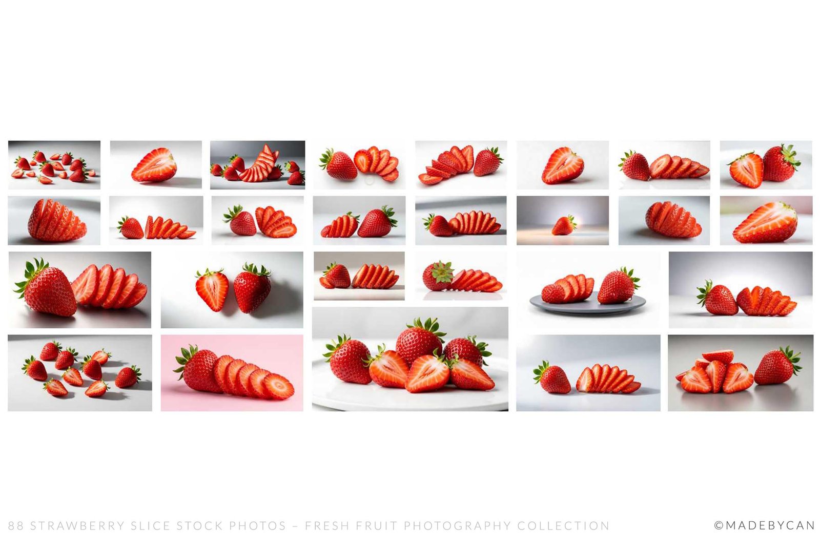 88 Strawberry Slice Stock Photos – Fresh Fruit Photography Collection