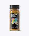 Clear Glass Jar with Curry Mockup