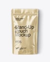 Kraft Stand Up Pouch Mockup
