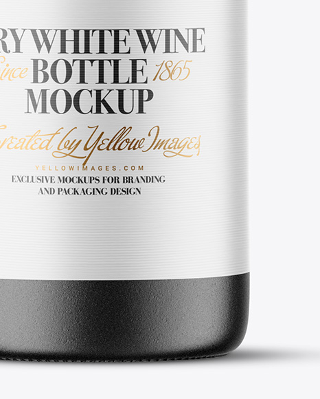 Ceramic Wine Bottle Mockup