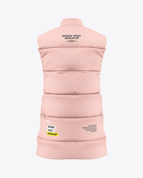 Women's Down Vest Mockup