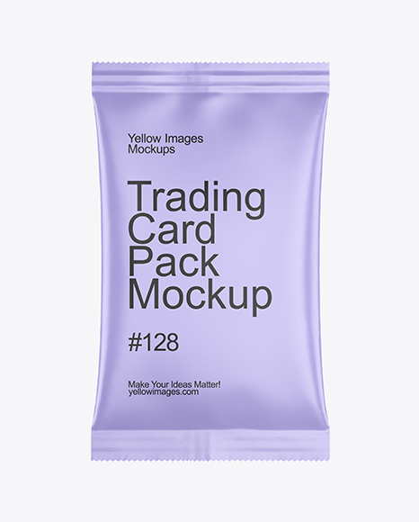 Matte Trading Card Pack Mockup