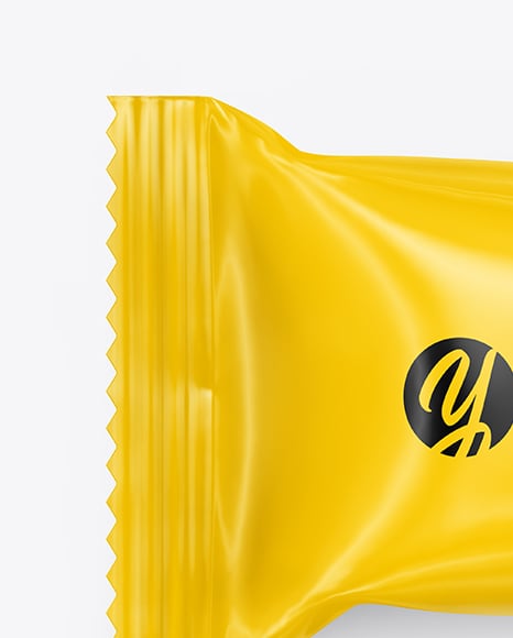 Glossy Snack Package Mockup
