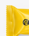 Glossy Snack Package Mockup