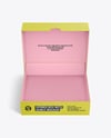Opened Box With Donut Mockup