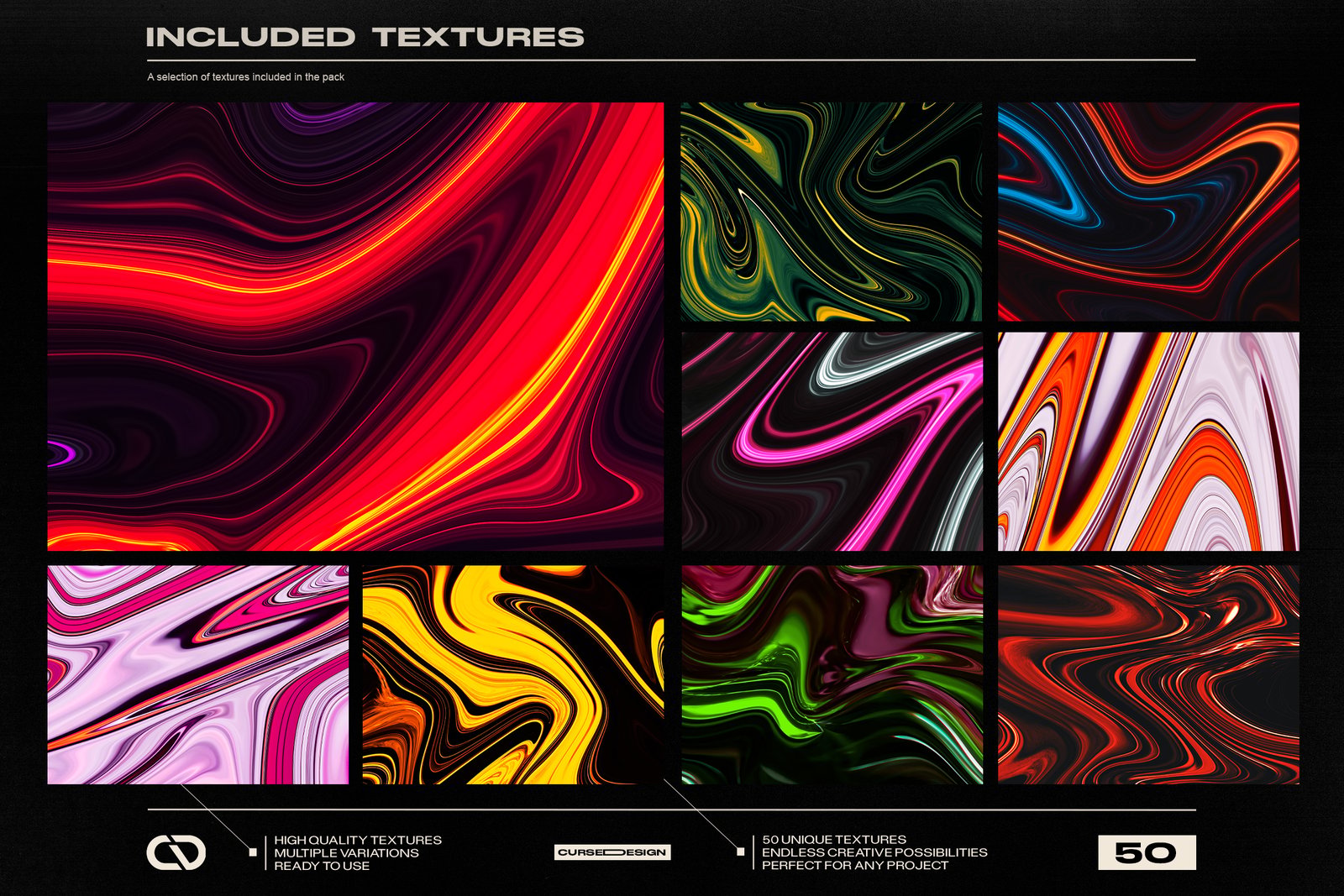 Liquid Marble – 50 Abstract Textures
