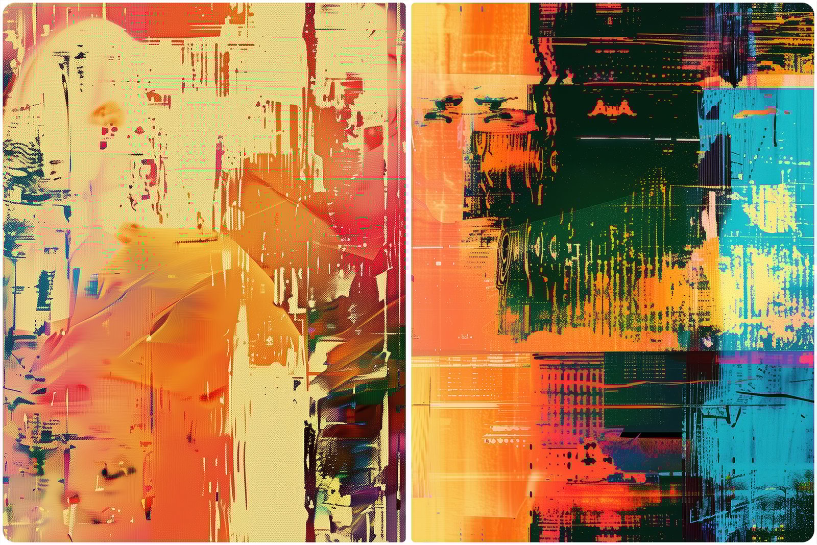 30 Distressed Bright Backgrounds