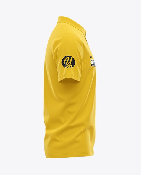 Men's Casual Polo Shirt Mockup