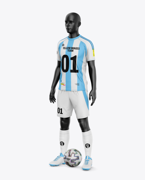 Soccer Kit w/ Mannequin Mockup