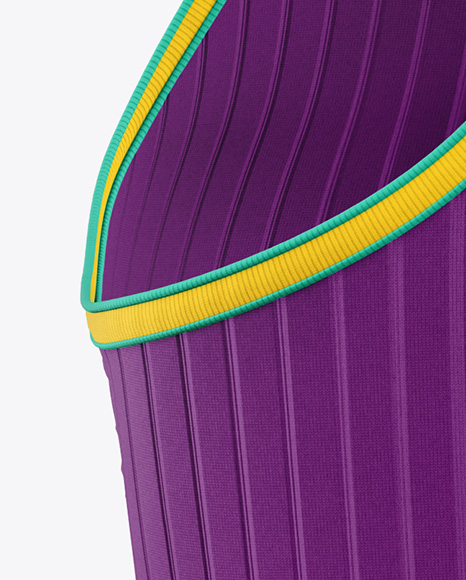 Women's Ribbed Tank Top Mockup - Back View