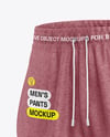 Heather Men’s Pants Mockup - Half Side View