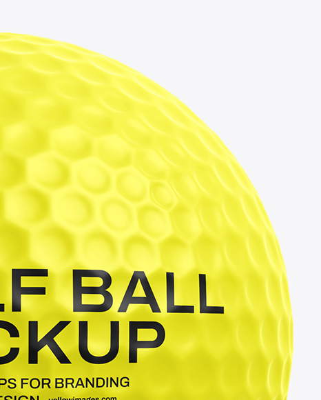 Golf Ball Mockup