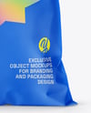 Large Matte Snack Bag Mockup