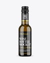 250ml Color Glass Wine Bottle Mockup