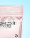 Matte Metallic Package Mockup