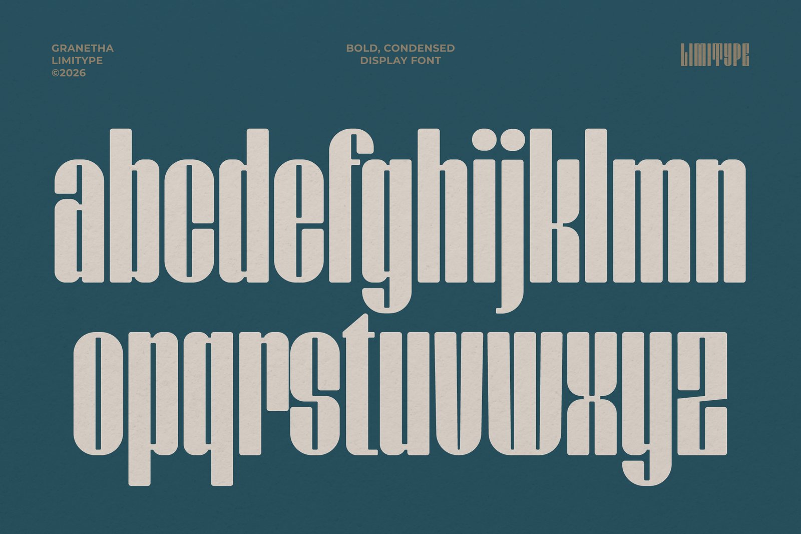 Granetha - Bold Condensed Font